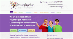 Desktop Screenshot of growingtogether.com.au